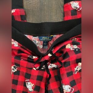 Polo Ralph Lauren Red and Black Plaid Pajama Pants